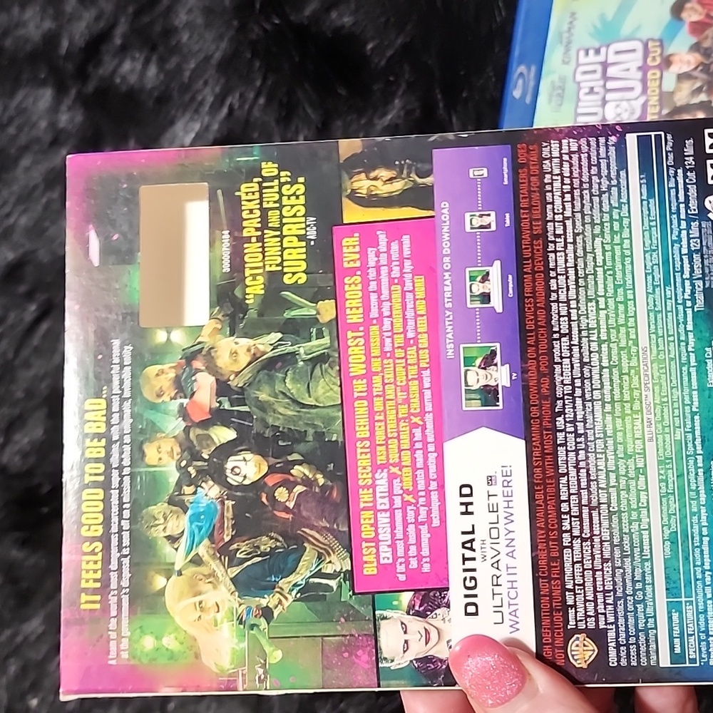 Suicide Squad Extended Cut Blu-ray. PG-13.  3-DVD SET - Picture 4 of 11